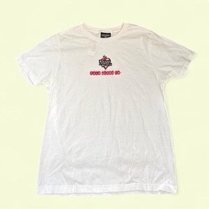 Polo by Ralph Lauren White Crewneck Tee with Small Red Logo